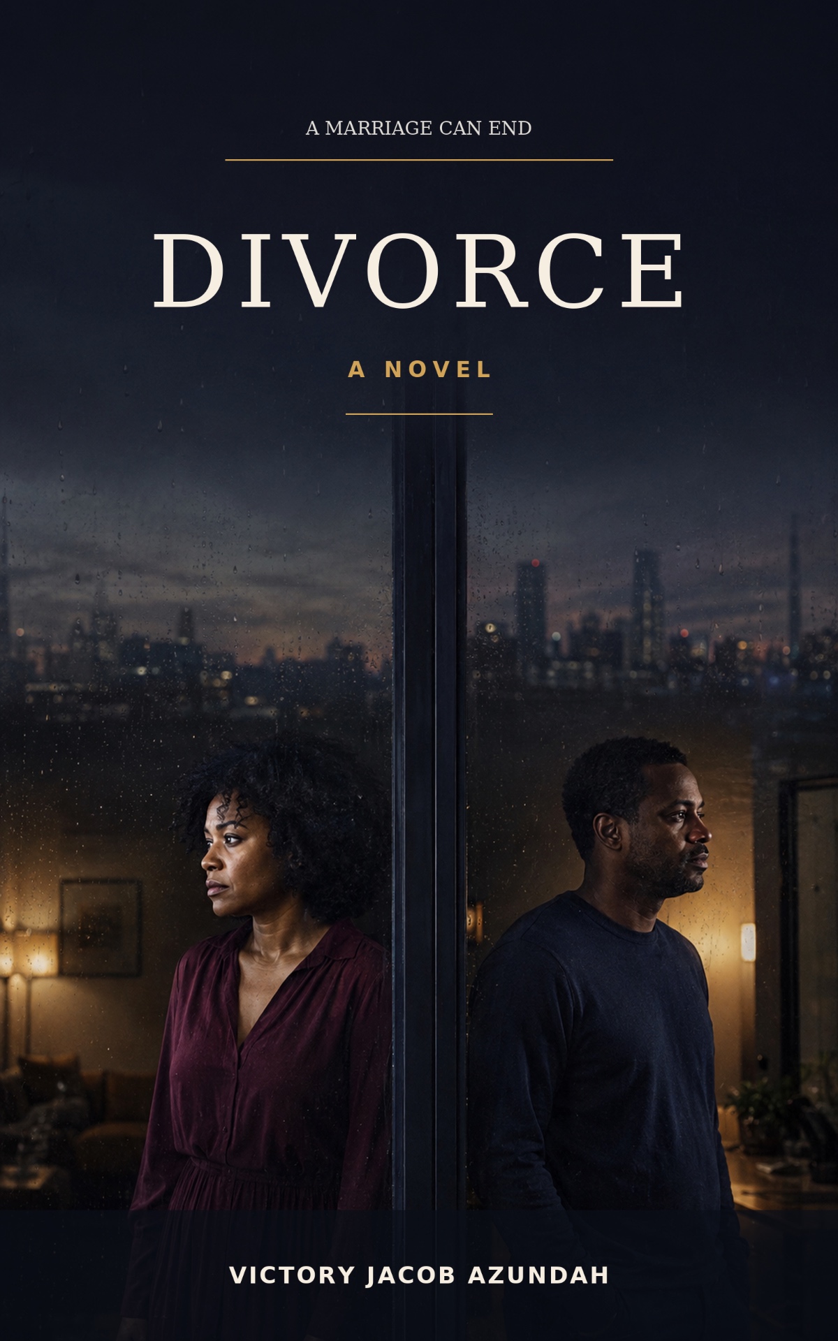 Front cover of DIVORCE: A Novel by Victory Jacob Azundah